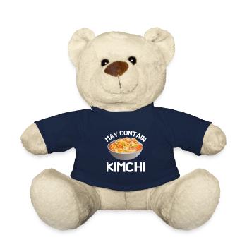KBBQ Korean BBQ Kimchi Ramen - Teddy Bear - french navy - Front