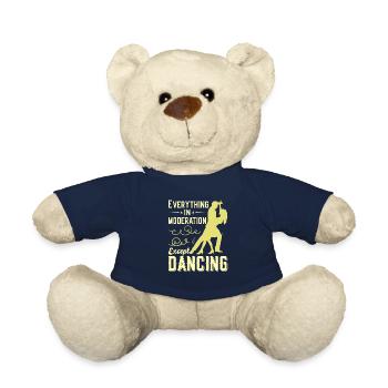 Tanzen Spruch Ballsaal Paartanz Tanz Tanzfläche - Teddy - French Navy - Vorne
