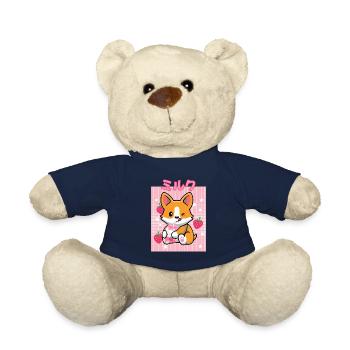 Cottagecore Ästhetisch Otaku Anime Japanisch Milch - Teddy - French Navy - Vorne