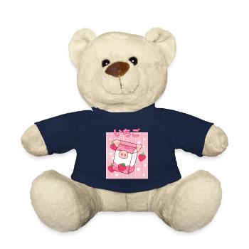 Cottagecore Ästhetisch Otaku Anime Japanisch Milch - Teddy - French Navy - Vorne