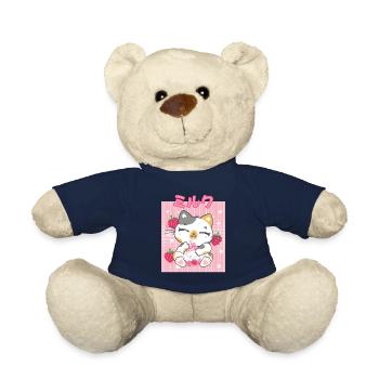 Cottagecore Ästhetisch Otaku Anime Japanisch Milch - Teddy - French Navy - Vorne