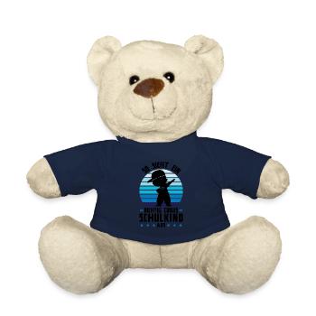 Schulkind Dabbing Schulstart Geschenk - Teddy - French Navy - Vorne