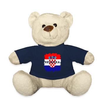 Kroatien Kroate Herkunft Geburtsort Flagge - Teddy - French Navy - Vorne