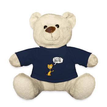Sarcastic Quote - Did you forget that I don't need - Teddy Bear - french navy - Front