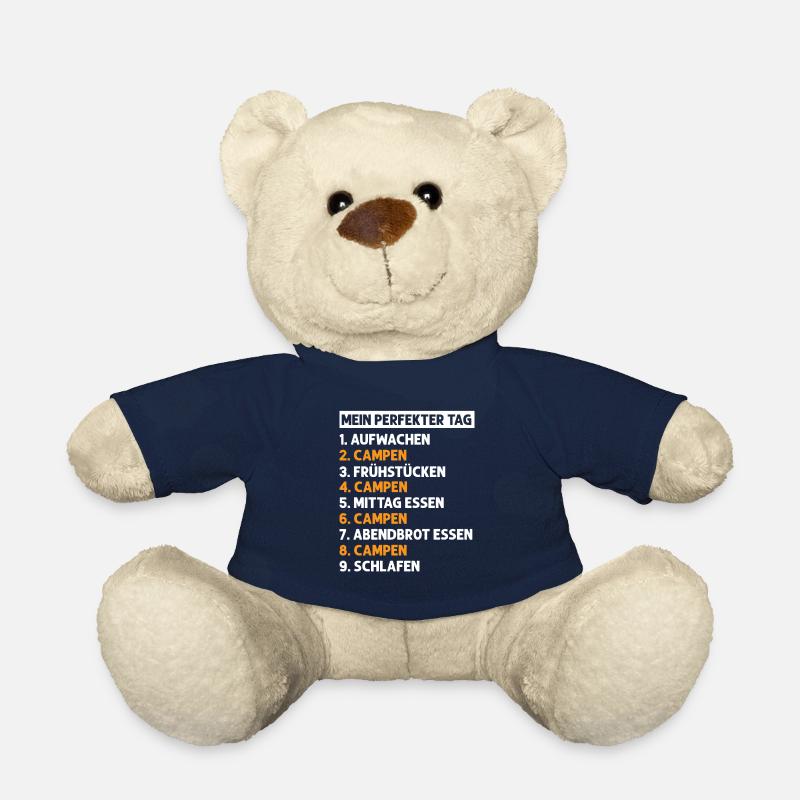Campen Camping Camper Geschenk - Teddy - French Navy