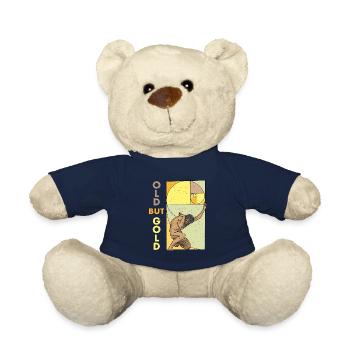 Geometrie Goldener Schnitt Fibonacci Spirale - Teddy - French Navy - Vorne