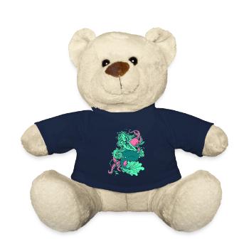 Mermaid mermaid mermaid fairy tale - Teddy Bear - french navy - Front