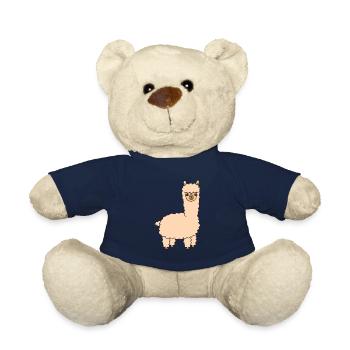 alpaca - Teddy Bear - french navy - Front