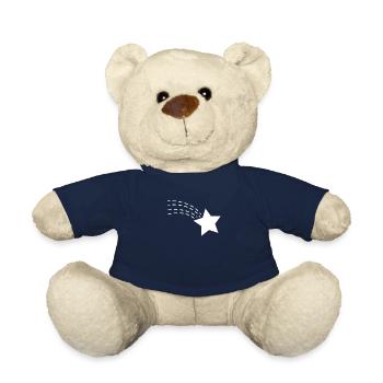 Stars Shooting star Create your own asterisk - Teddy Bear - french navy - Front