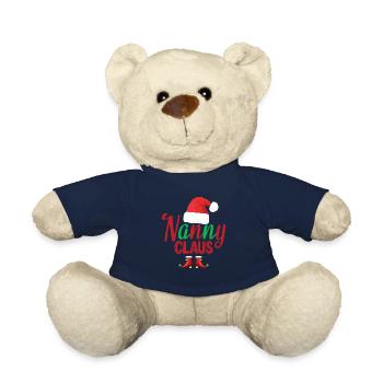 Nanny Claus Design Für Großmutter Oma - Teddy - French Navy - Vorne