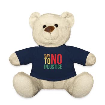 Lean injustice for the proud - Teddy Bear - french navy - Front