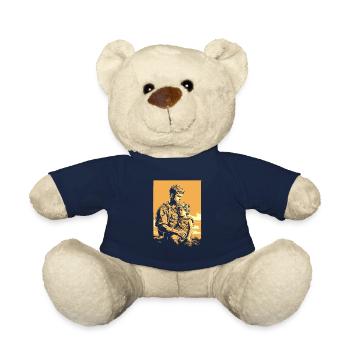 Veteran Day Dad Opa Veteranen - Teddy - French Navy - Vorne
