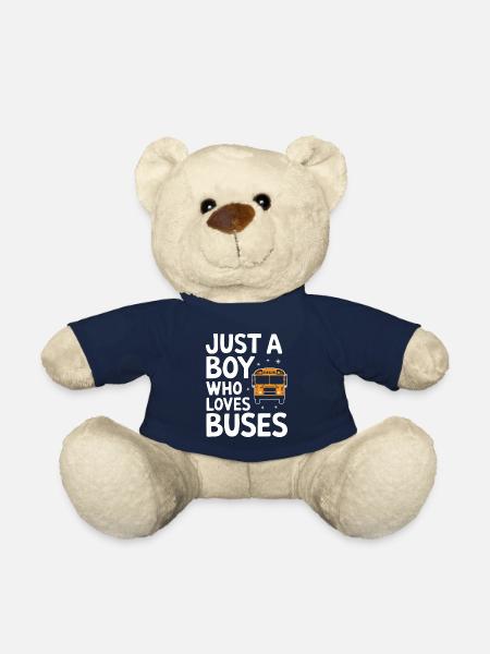Bus Busfahrer Schulbus - Teddybjørn - navy