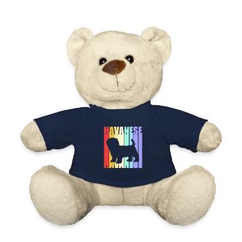 Chien bichon havanais - Nounours - bleu marine - Devant