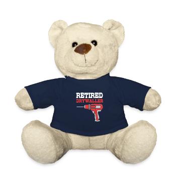 Baustelle Trockenbau Montage Monteur - Teddy - French Navy - Vorne