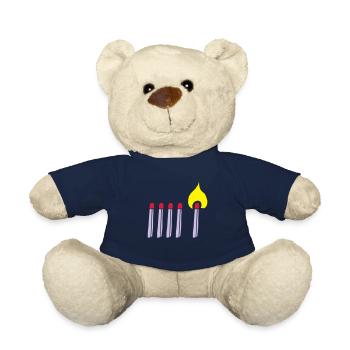 Streichholz Matchsticks Feuer Fire brennen burning - Teddy - French Navy - Vorne
