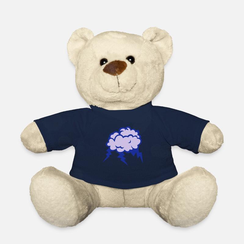 Bewölkte Cloud-Wolke Regen Gewitter 1 - Teddy - French Navy