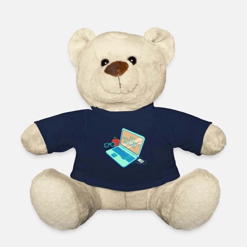 mon roman mystère - Nounours - bleu marine