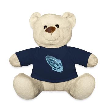 Zum Mond - 3D - Satin2 - Teddy - French Navy - Vorne