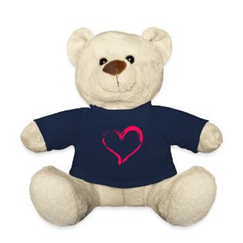 Heart - Teddy - French Navy - Vorne