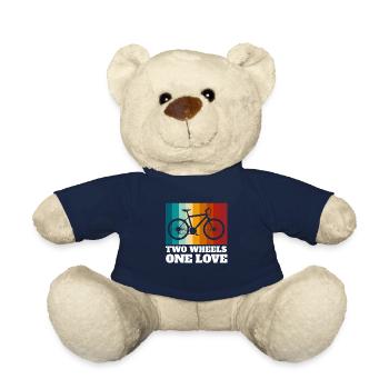 Fahrräder Radfahrer Radfahrer Ich Möchte Fahrrad - Teddy - French Navy - Vorne