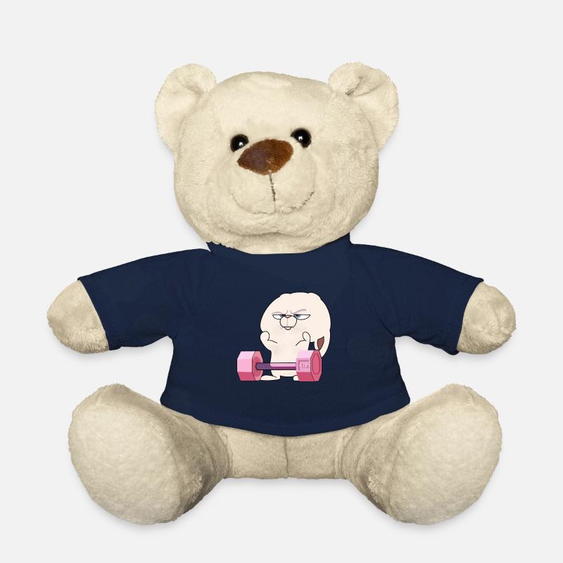 Drôle de lapin de gym - Nounours - bleu marine