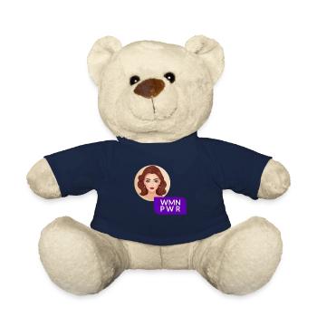 WMN PWR - Female Face - 06 - Teddy Bear - french navy - Front
