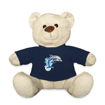 Dolphin jumping - Teddy Bear - french navy - Front