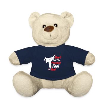 Ne vous laissez pas tromper par la queue de cheval ! Karaté Femme - Nounours - bleu marine - Devant