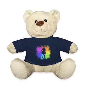 Seepferdchen bunt - Teddy - French Navy - Vorne