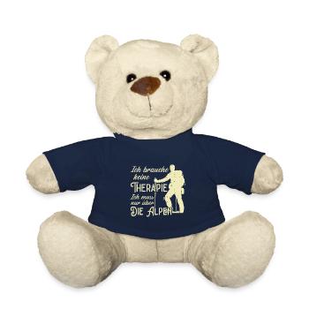 Brauche Keine Therapie Alpen Alpenüberquerung - Teddy - French Navy - Vorne