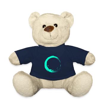 Kreis Bürste Design Türkis - Teddy - French Navy - Vorne