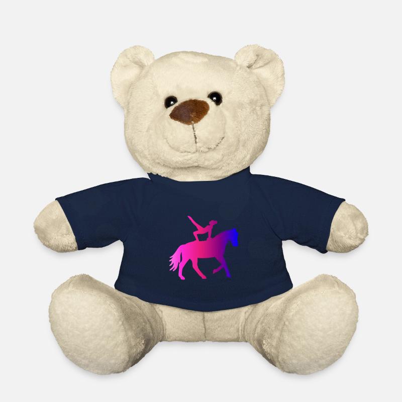 Volti bunt - Voltigierer Geschenk Pferd - Teddy - French Navy