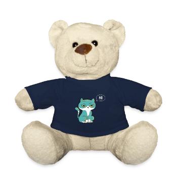 Cat Graphic Cat Owner Cat Trainer Cat Lover Animal - Teddy - French Navy - Vorne