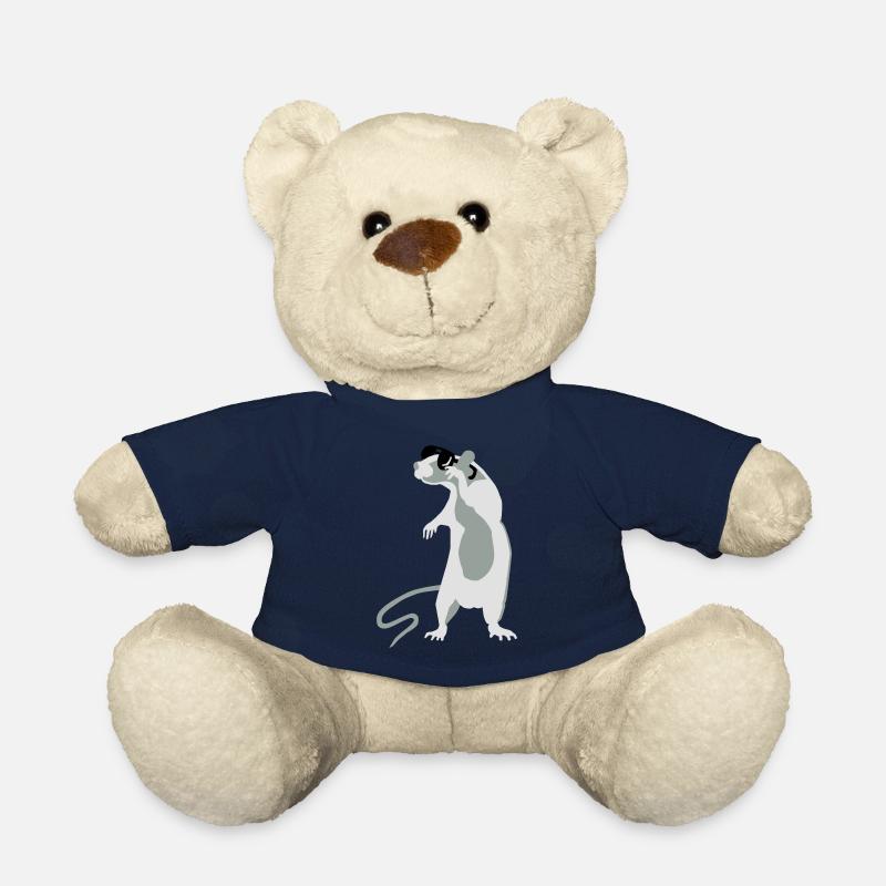 Rat avec des lunettes de soleil - Nounours - bleu marine