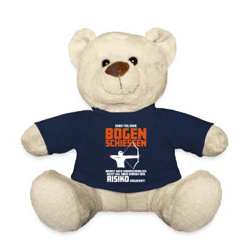 Bogenschießen Fan T-Shirt Archery Design - Teddy - French Navy - Vorne