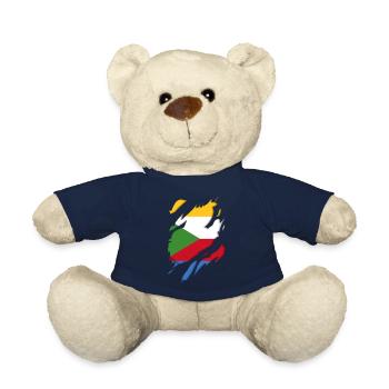 Komoren Flagge zerrissenes Motiv - Teddy - French Navy - Vorne
