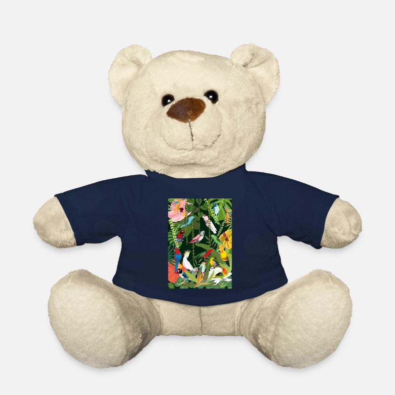 Papageien im Dschungel, Illustration - Teddy - French Navy