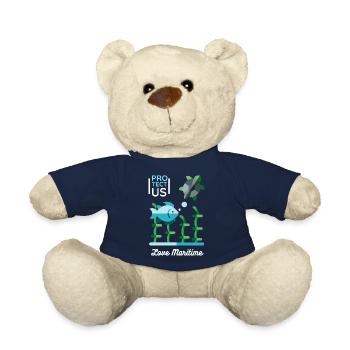 Meeresschildkröte und Fisch, Naturschutz - Teddy - French Navy - Vorne
