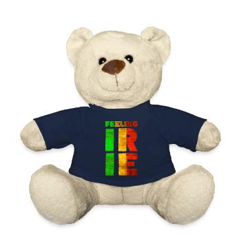 FEELING IRIE Jamaica Rasta Devise - Nounours - bleu marine - Devant