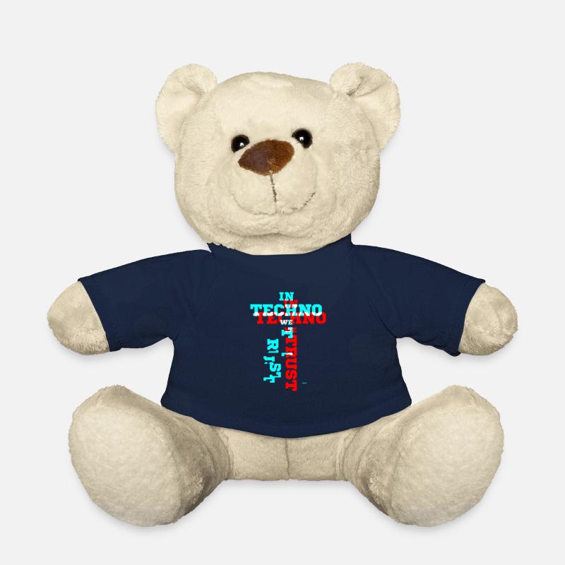 Techno - Nounours - bleu marine