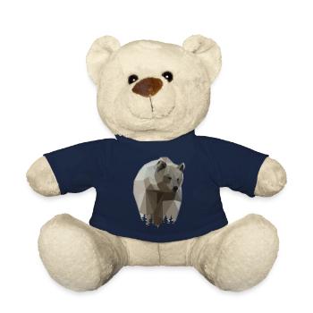 Animal Brown Bear Wild - Teddy Bear - french navy - Front