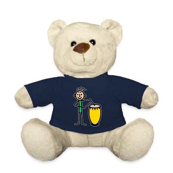 Drummer Trommler spielt Congas Djembe - Teddy - French Navy - Vorne