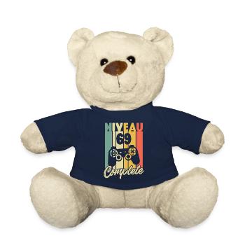 Niveau 69 complete, Cadeau Anniversaire 69 ans - Nounours - bleu marine - Devant