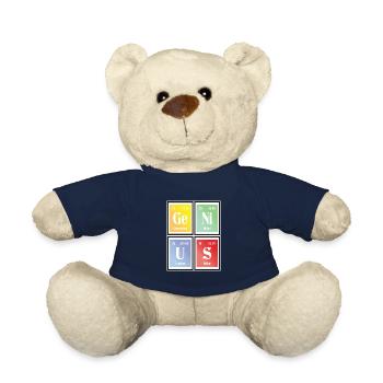 Génie | Tableau périodique des éléments - Nounours - bleu marine - Devant