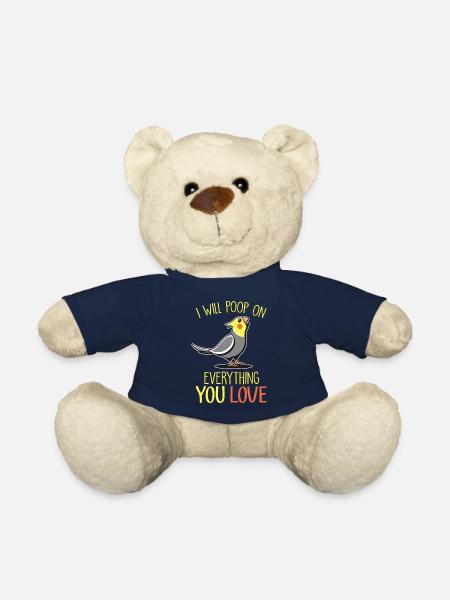 Calopsitte - Nounours - bleu marine