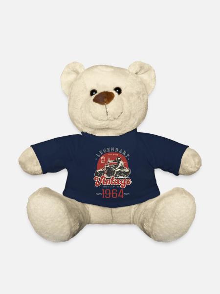 1964 Jubiläum Vintage Motorrad Biker Jahre - Teddy - French Navy