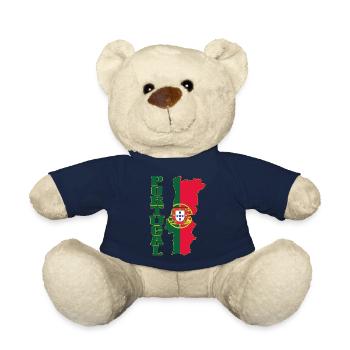 Portugal Flagge Landkarte - Teddy - French Navy - Vorne