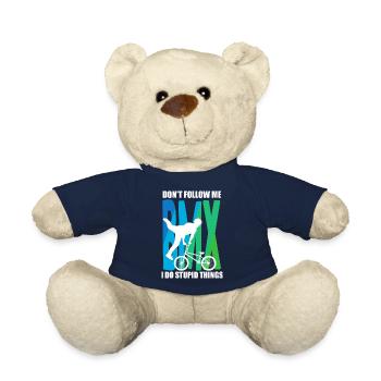 BMX Kleidung Kinder, Erwachsene BMX Geschenk - Teddy - French Navy - Vorne