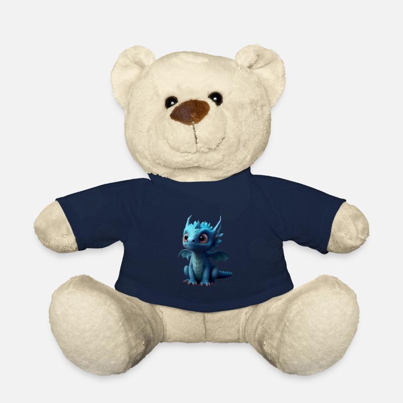 Kleiner Süßer Drache 6 - Teddy - French Navy